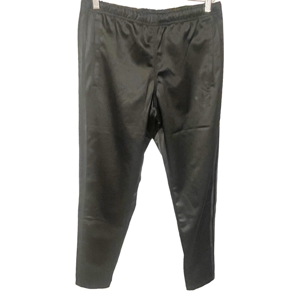 Adidas Size Small Snap Button Up Leg Trefoil Track Athletic Pants Pull On‎